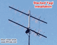 Stacked Yagi TV Antennas (Dave Jones, N1UAV) - RF Cafe