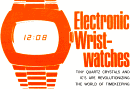 Electronic Wrist-Watches, February 1973 Popular Electronics - RF Cafe