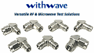 Withwave Intros New Line of 1.85 & 2.92 mm Right Angle Adaptors - RF Cafe