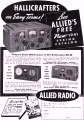 Allied Radio: Hallicrafters Receivers, April 1941 Radio News - RF Cafe