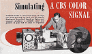 Simulating a CBS Color Signal, September 1951 Radio & Television News - RF Cafe