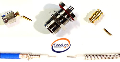 ConductRF Connectors and Coaxial Cables Available Individually from Digikey - RF Cafe