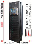 Empower RF Systems 1 to 2 GHz, 40 kW Transmitter for Radar, Test, and EW - RF Cafe