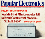 Altair 8800 Minicomputer Part 1, January 1975 Popular Electronics - RF Cafe