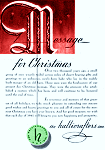 Hallicrafters: Message for Christmas, January 1941 QST - RF Cafe