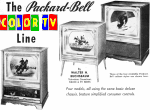 The Packard-Bell Color TV Line, July 1957 Radio & TV News - RF Cafe