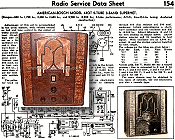 American-Bosch Model 430T 5-Tube 3-Band Superhet. Radio Service Data Sheet, January 1936 Radio-Craft - RF Cafe