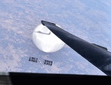 Chinese Spy Balloon View from Fighter Jet - RF Cafe