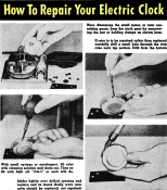 How to Repair Your Electric Clock, December 1954 Popular Electronics - RF Cafe