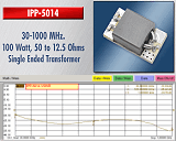 Innovative Power Products IPP-5014, 30-1000 MHz Transformer - RF Cafe