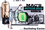 Mac's Service Shop: Oscillating Canine, July 1960 Electronics World - RF Cafe