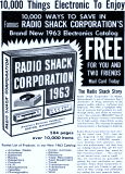 Radio Shack Catalog, August 1962 Popular Electronics - RF Cafe