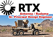 Antenna and Radome Design Senior Principal Design Engineer Needed by RTX