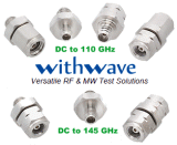 Withwave Intros DC-145 GHz Connector Adapters - RF Cafe