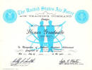 USAF Honor Student Certificate (Kirt Blattenberger) - RF Cafe