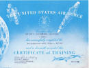 USAF NCO Orientation Training Certificate (Kirt Blattenberger) - RF Cafe
