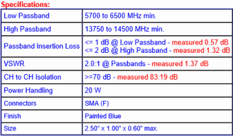 PMI Model No. DP-5700M-6500M-CD-SFF Specifications - RF Cafe