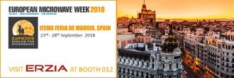 ERZIA Technologies in Booth 012 at European Microwave Week 2018 - RF Cafe