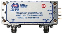 PMI Model No. FD-1G-500M-55-SFF Frequency Discriminator - RF Cafe