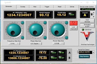Windfreak Technologies SynthHD-Pro LabView GUI - RF Cafe
