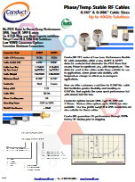 Conduct RF Phase Temperature Stable Flexible Coaxial Bacle - RF Cafe