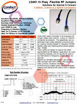 ConducRF LSA61 Hi-Freq. Flexible RF Jumpers - RF Cafe