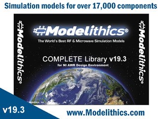 Modelithics Releases the COMPLETE Library v19.3 for NI AWR Design Environment - RF Cafe