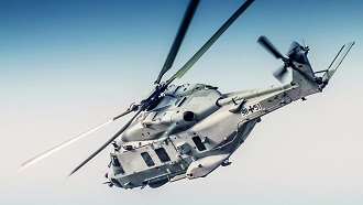 German Navy's NH90 Multi-Role Frigate Helicopter - RF Cafe