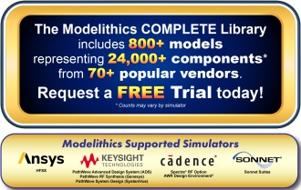 Modelithics® Releases the Latest COMPLETE Library™ v21.9, for Sonnet® Suites™ - RF Cafe