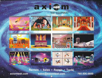 Axiom Test Equipment 2023 Calendar (back cover) - &quot;Traveling Through Time&quot;