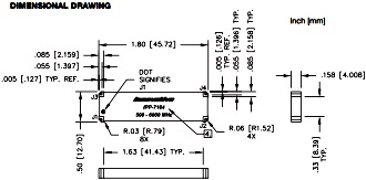 IPP-7164 Mechanical Drawing - RF Cafe