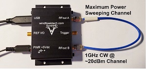 RF Connections for SynthHD Reliability Test (Windfreak Technologies) - RF Cafe