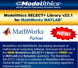 Modelithics Launches Modelithics SELECT+ Library for MATLAB - RF Cafe