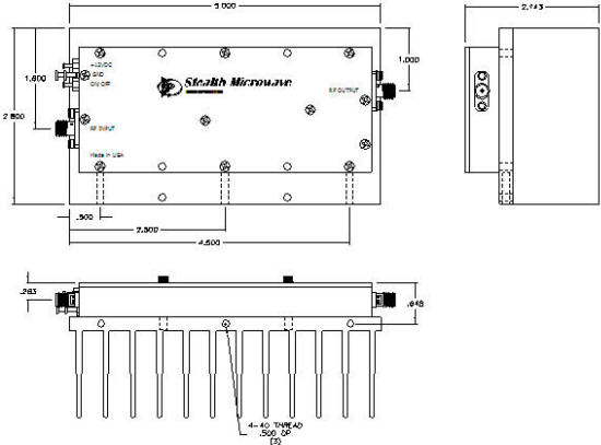 Stealth Microwave SM6471-37HS Heatsink Option