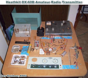 All the Restored Components Heathkit DX-60B by Gary Steinhour- RF Cafe