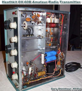 Restored Electronics Chassis Heathkit DX-60B by Gary Steinhour- RF Cafe