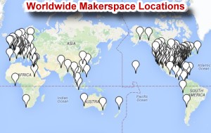 Makerspace worldwide locations - RF Cafe