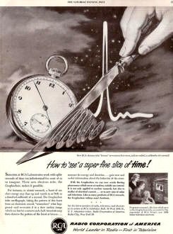 RF Cafe: RCA Graphechon Tube ad in the July 8, 1950 Saturday Evening Post