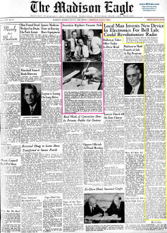 1st Newspaper Appearance of Transistor Invention Announcement, Kirt's Cogitation #290 - RF Cafe