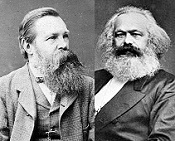Karl Marx and Friedrich Engels - RF Cafe
