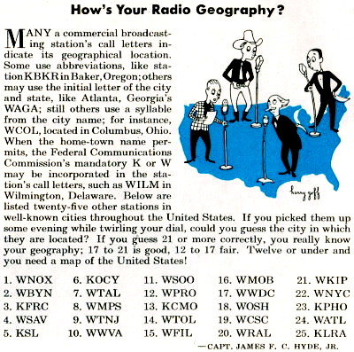 How's Your Radio Geography? August 25, 1945 Saturday Evening Post (quiz) - RF Cafe