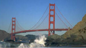 Golden Gate Bridge (6,450 ft) wavelength = 153 kHz - RF Cafe