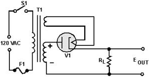 Half-wave rectifier circuit