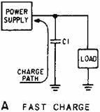 Capacitor filter. FAST CHARGE - RF Cafe
