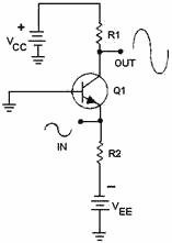 A simple class a transistor amplifier
