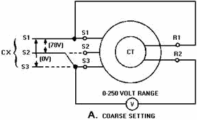 Zeroing a control transformer by the voltmeter method - RF Cafe