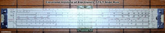 Cleveland Institute 515-T Slide Rule, made by Pickett
