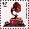 Radio on USA postage stamp (5) - RF Cafe