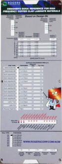 Rogers Corporation: High Frequency Substrate Selector (front) - RF Cafe