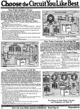 Choose the Circuit You Like Best, 1924 Montgomery Ward Radio Catalog - RF Cafe
